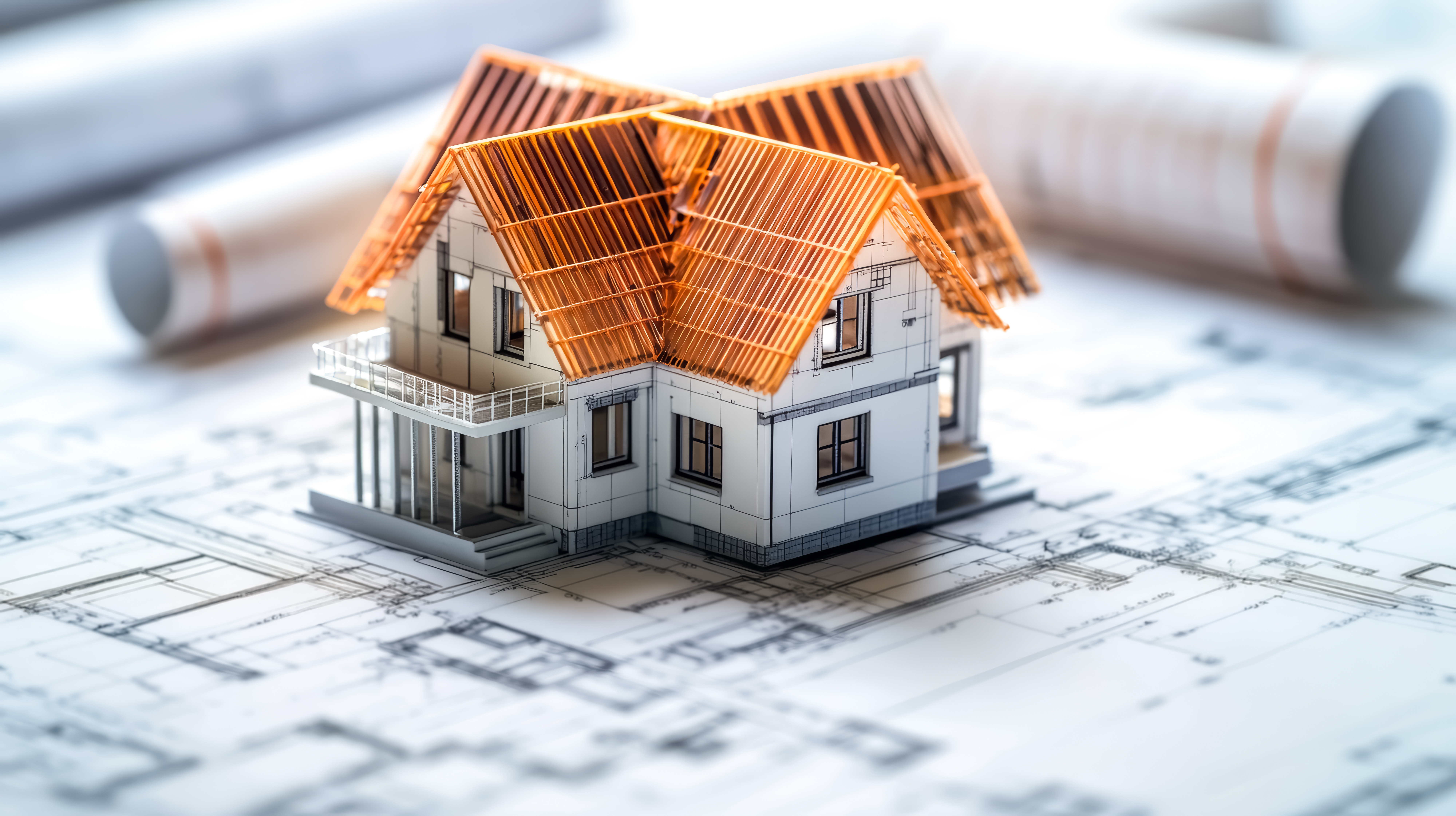 PIA 3D Hausmodell mit Architekturplan